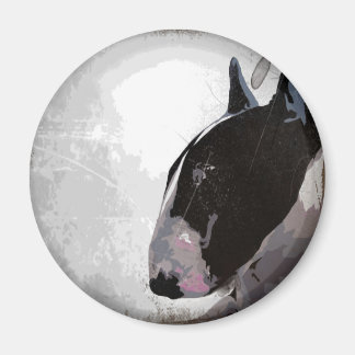 Imã de geladeira Bull Terrier em Inglês urbano