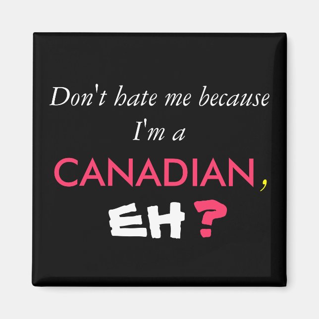 IMÃ DE GELADEIRA CANADIANA (Frente)