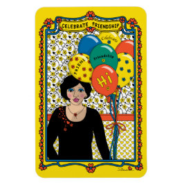 Ímã de Geladeira Celebrar Amizade_B_4x6