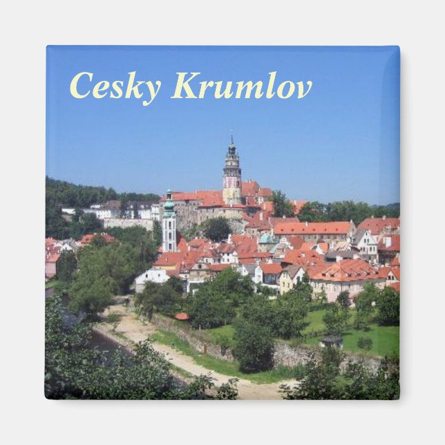 Imã de geladeira Cesky Krumlov (Frente)