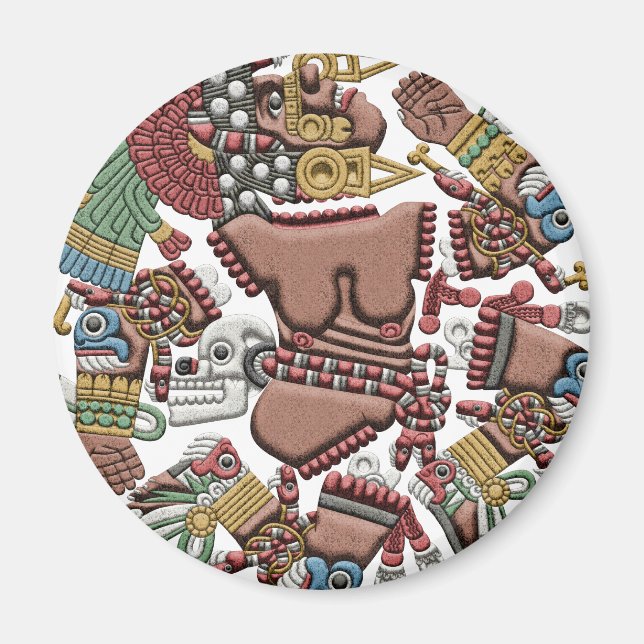 Imã de geladeira Coyolxauhqui (Frente)