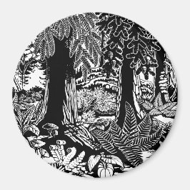 Imã de geladeira da Floresta do Magnet Stanley Par