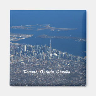 Imã de geladeira da skyline de Toronto