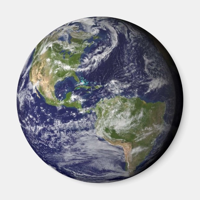 Imã de geladeira da Terra (Frente)