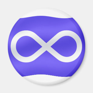 Imã de geladeira das Nações - Metis Flag Magnets