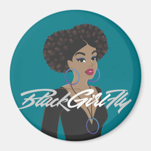 Imã de geladeira de BlackGirlFly