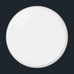 Imã de geladeira de bola branca<br><div class="desc">Imã de geladeira com uma bola de bilhar branca com reflexo. Natal perfeito ou presente de aniversário para jogadores de bilhar. As dezesseis bolas estão disponíveis em portas copos,  adesivos,  ímanes,  chaveiros e ornamentos.</div>