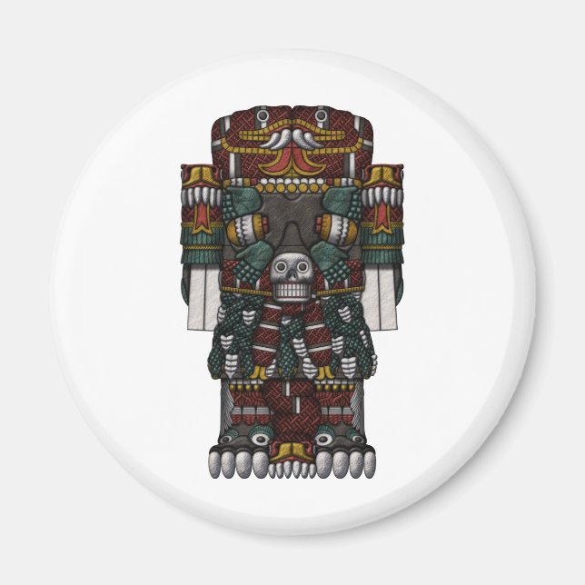 Imã de geladeira de coatlica (Frente)