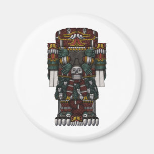 Imã de geladeira de Coatlicue