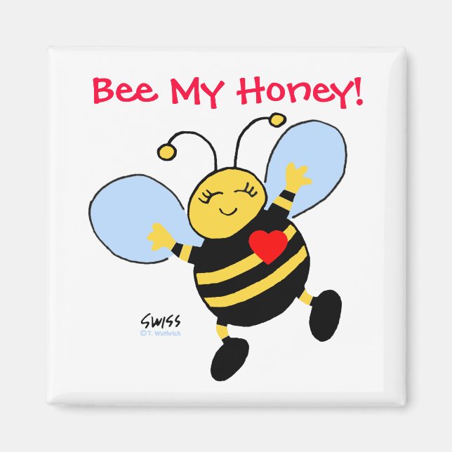 Imã de geladeira de Dia de os namorados engraçada (Frente)