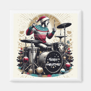 Imã de geladeira de Drummer Natal