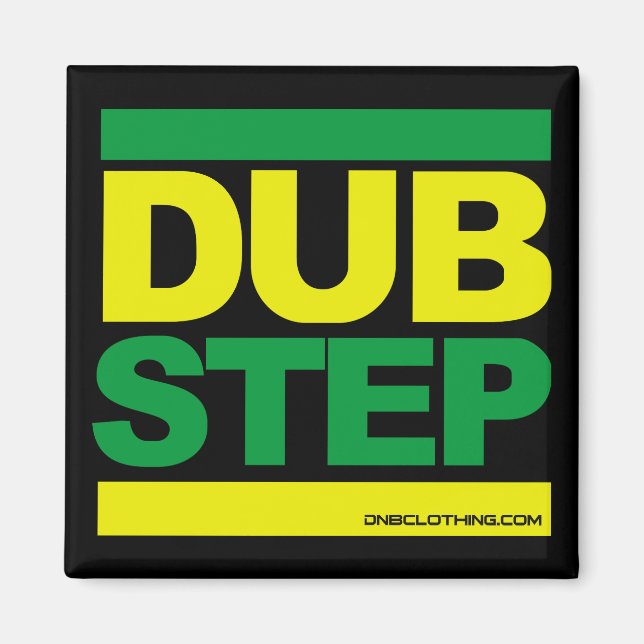 Imã de geladeira de Dubstep (Frente)