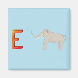 Imã de geladeira de elefante