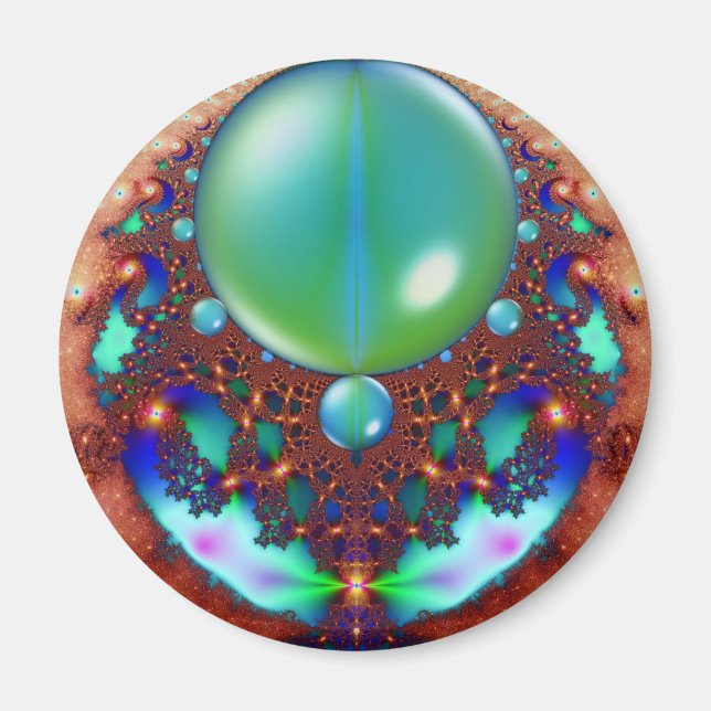 Imã de geladeira de espaço (Frente)