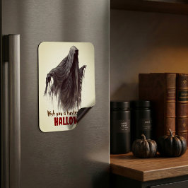 Ímã de Geladeira de Fantasma Divertido de Hallowee