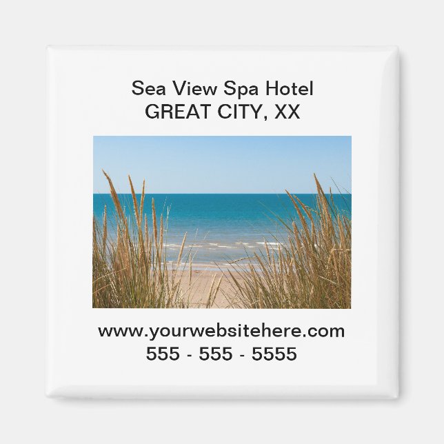 Imã de geladeira de Fotografias Personalizadas do  (Frente)