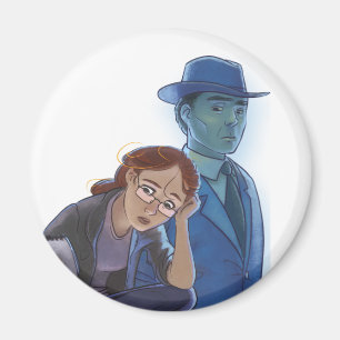 Imã de geladeira de Joey e de Rosa