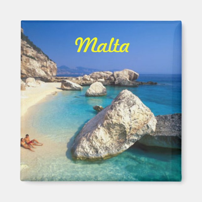 Imã de geladeira de Malta (Frente)
