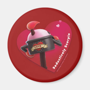 Imã de geladeira de namorados para Scorpio