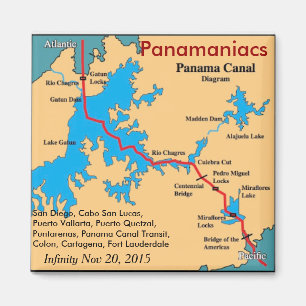 Imã de geladeira de Panamaniacs da infinidade
