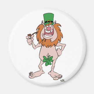 Imã de geladeira de Patrick Leprechaun (e Shamrock