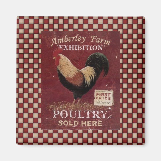 Imã de geladeira de Sinal de Escala Nacional Franc (Frente)