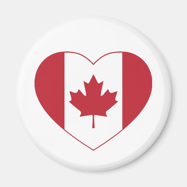 Imã de geladeira de Sinalizador do Canadá (Frente)