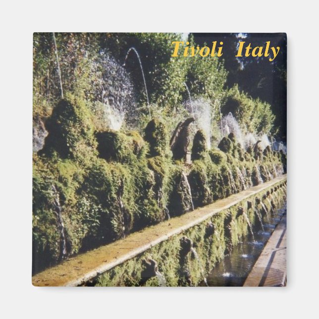 imã de geladeira de tivoli (Frente)