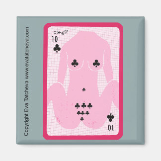 imã de geladeira Designer 'Dez De Espadas'