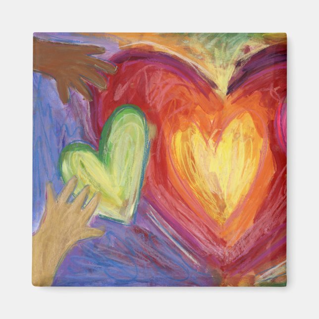 Imã de geladeira Diversidade, Equidade e Inclusão  (Frente)