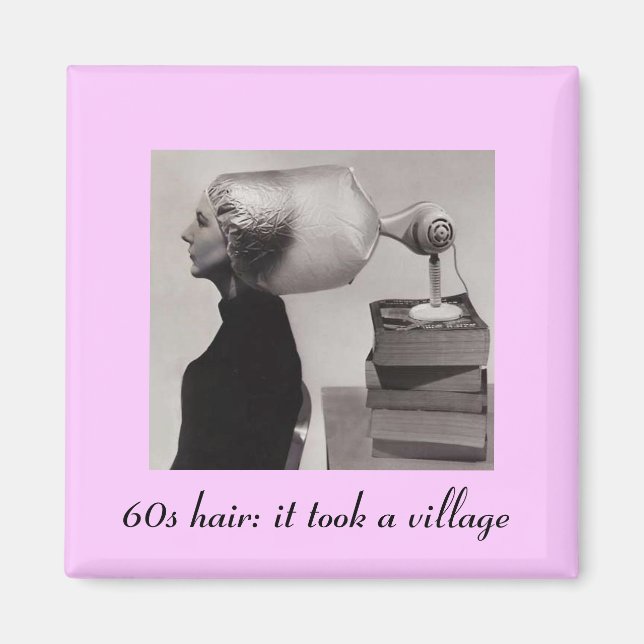 Imã de geladeira do cabelo 60 (Frente)