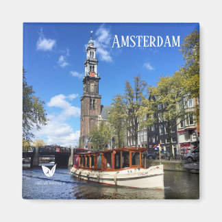 Imã de geladeira do canal Amsterdã por Velvet Esca