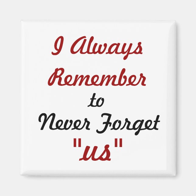 Imã de geladeira do casal sobre o amor (Frente)