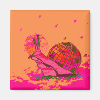 Imã de geladeira do Disco Snail