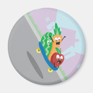 Imã de geladeira do fast food