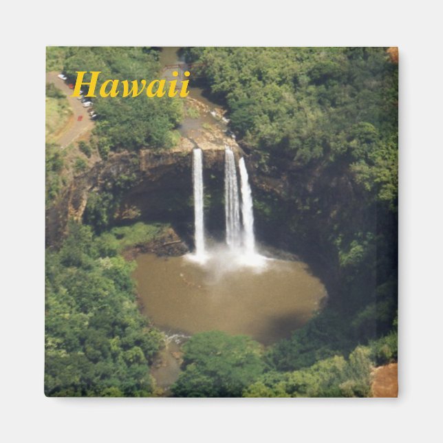 imã de geladeira do Havaí (Frente)