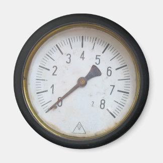 Imã de geladeira do Medidor de Pressão Arredondada