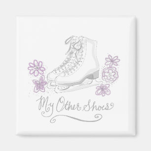 Imã de geladeira do patinagem artística