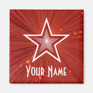 imã de geladeira do Red Star 'Your Name'