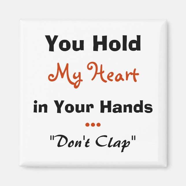 Imã de geladeira Engraçado de Amor (Frente)