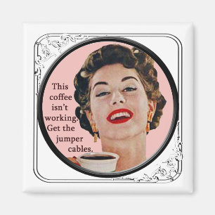 Imã de geladeira Este Café não está funcionand