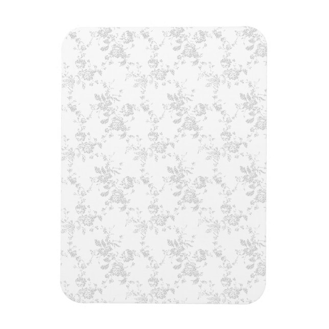 Ímã de Geladeira Floral | Decoração Elegante de Ca (Vertical)