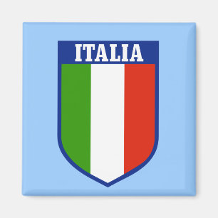 Imã de geladeira italiana da bandeira
