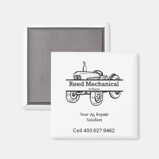 Imã de geladeira mecânica Reed (Front/Back)