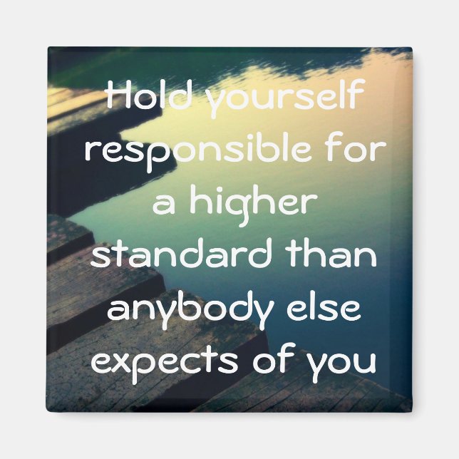 Imã de geladeira motivacional (Frente)