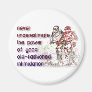 Imã de geladeira Motocross de dique de intimidaç