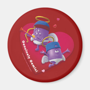 Imã de geladeira namorados para Gemini