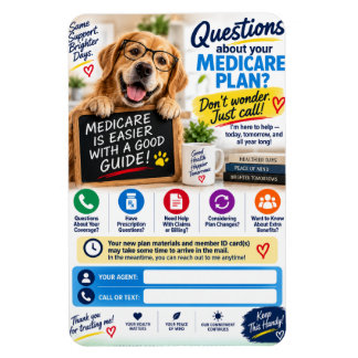 Ímã de Geladeira para Cliente do Medicare | Retenç