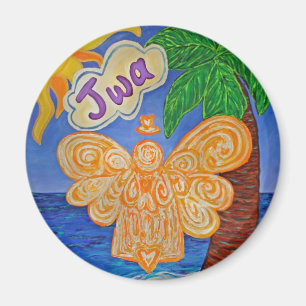 Imã de geladeira Personalizada do Caribe Creole B