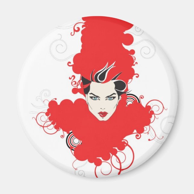 Imã de geladeira Retroativa Funky (Frente)